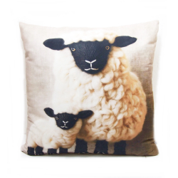 Poduszka Dekoracyjna Czarna owca 3D 40x40cm